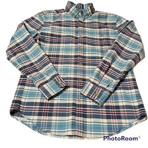 Vineyard‎ Vines men's blue plaid slim fit tucker shirt size small.